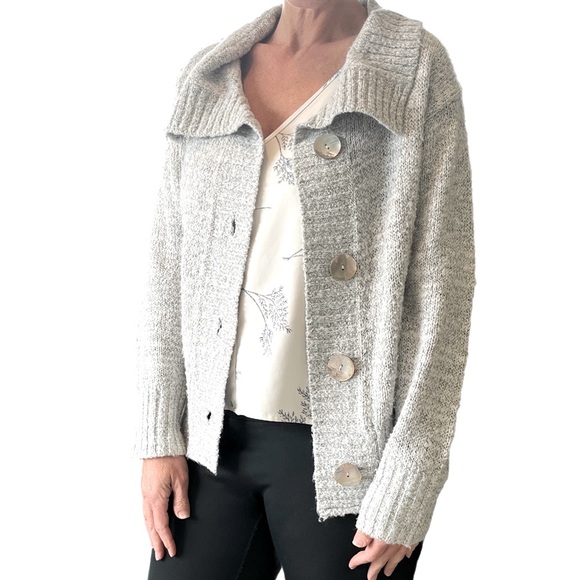 Nomadic Traders Grey/SilverKnit Cardigan - Picture 1 of 7